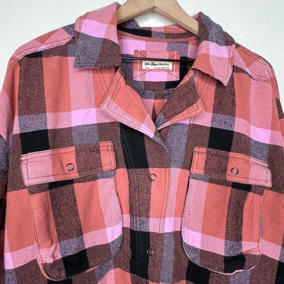 NWOT Free People We The Free Izzie Cargo Shirt, size S - Picture 3 of 6